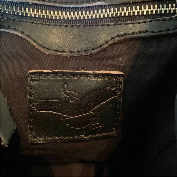 FREEBIRD BY STEVEN Brett Red Crocodile Backpack Leather Bag - Picture 7 of 7